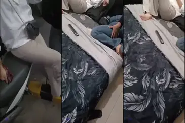 Dokumentasi Dua Ukhti Hijab Cantik Di Hotel Kasur poster